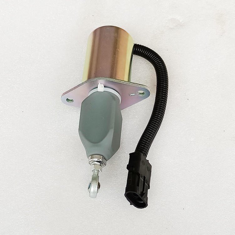 Machinery Engine Parts 12V Fuel Shutoff Valve 4089574 Excavator B5.9 Diesel Engine Fuel Pump Solenoid 3934972